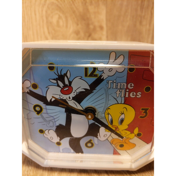 Sylvester and Tweety Vintage Westclox Alarm Clock Cartoon Kids 90's - Picture 2 of 4